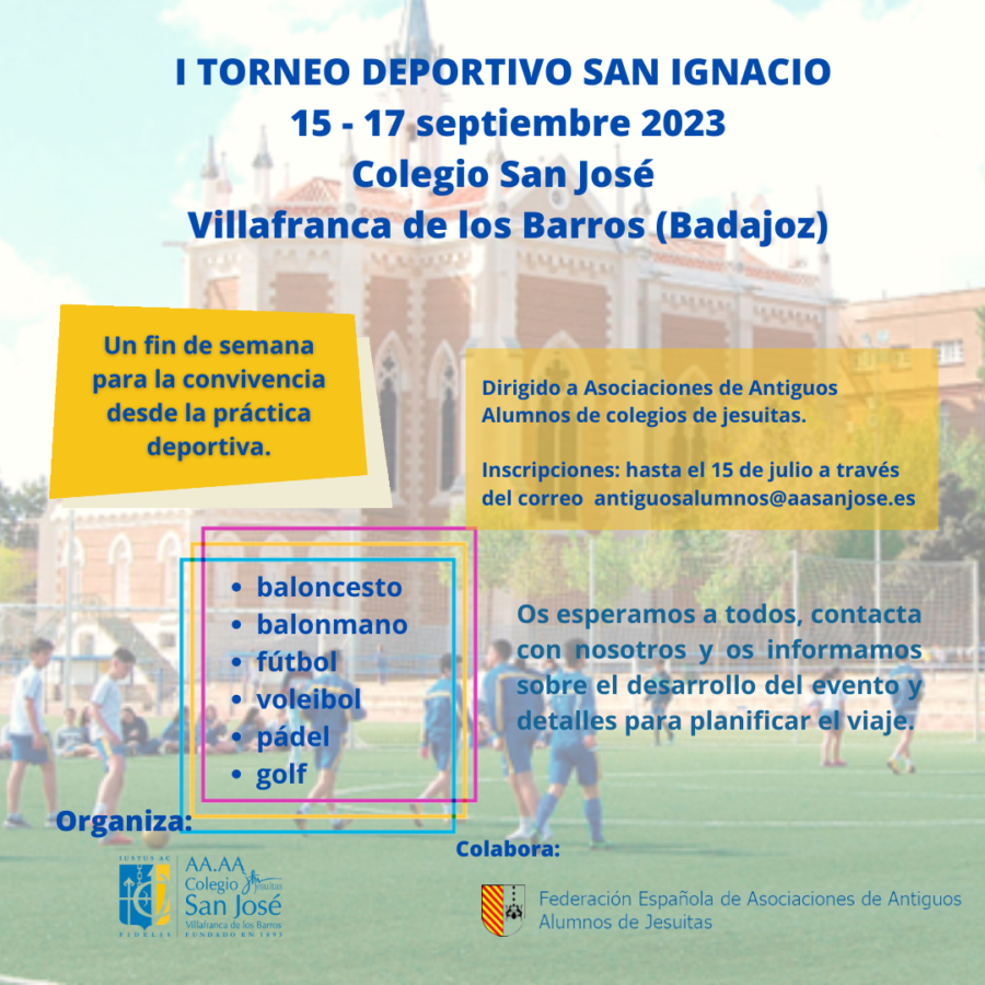 I Encuentro deportivo de Antiguos Alumnos de Jesuitas en el Colegio de Villafranca