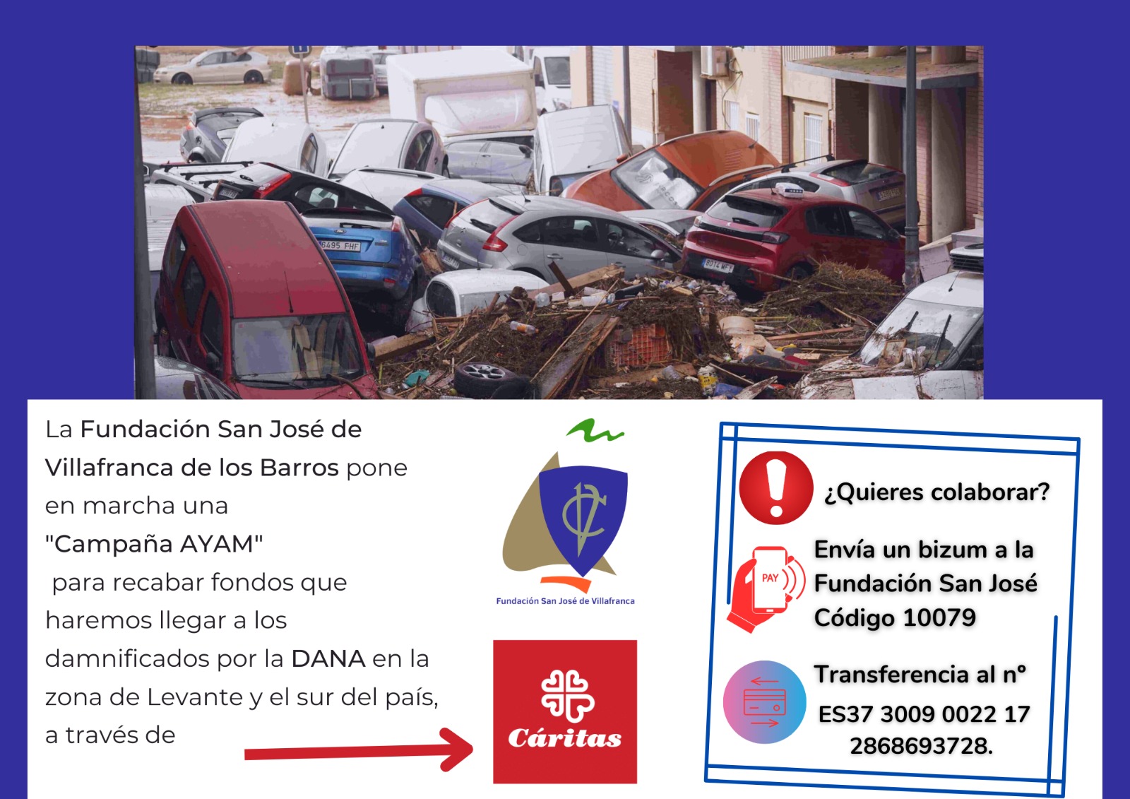 La Fundación San José de Villafranca pone en marcha la Campaña AYAM-DANA